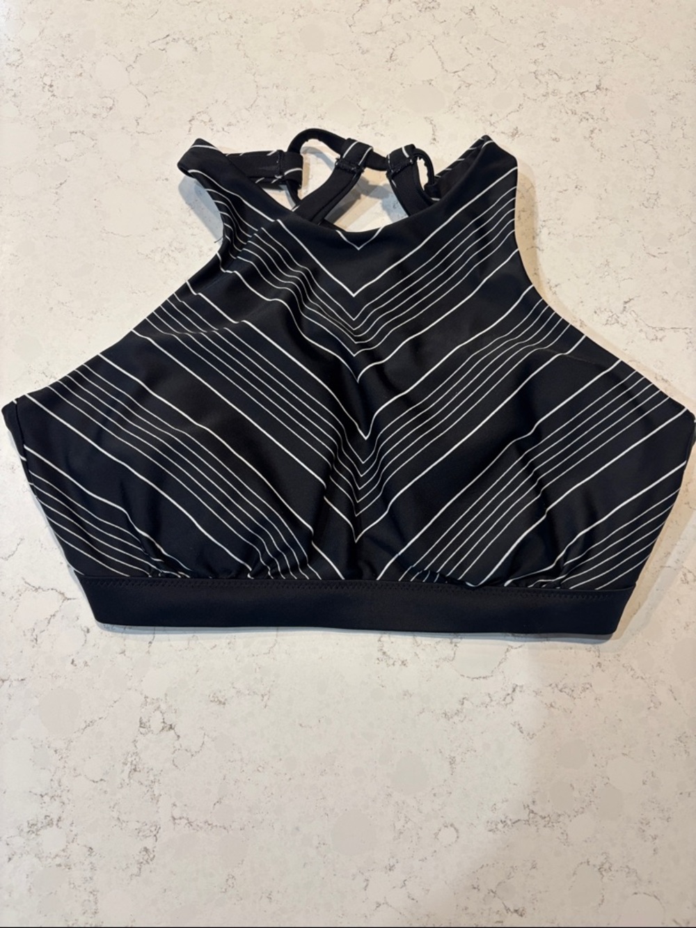 Athleta High Neck Swim Top